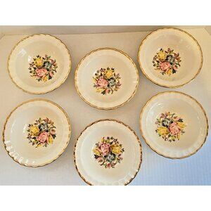 Set of 8 Vintage 5.5" Fruit/Dessert Bowls Monsoon Regency Earthen Sovereign CDA